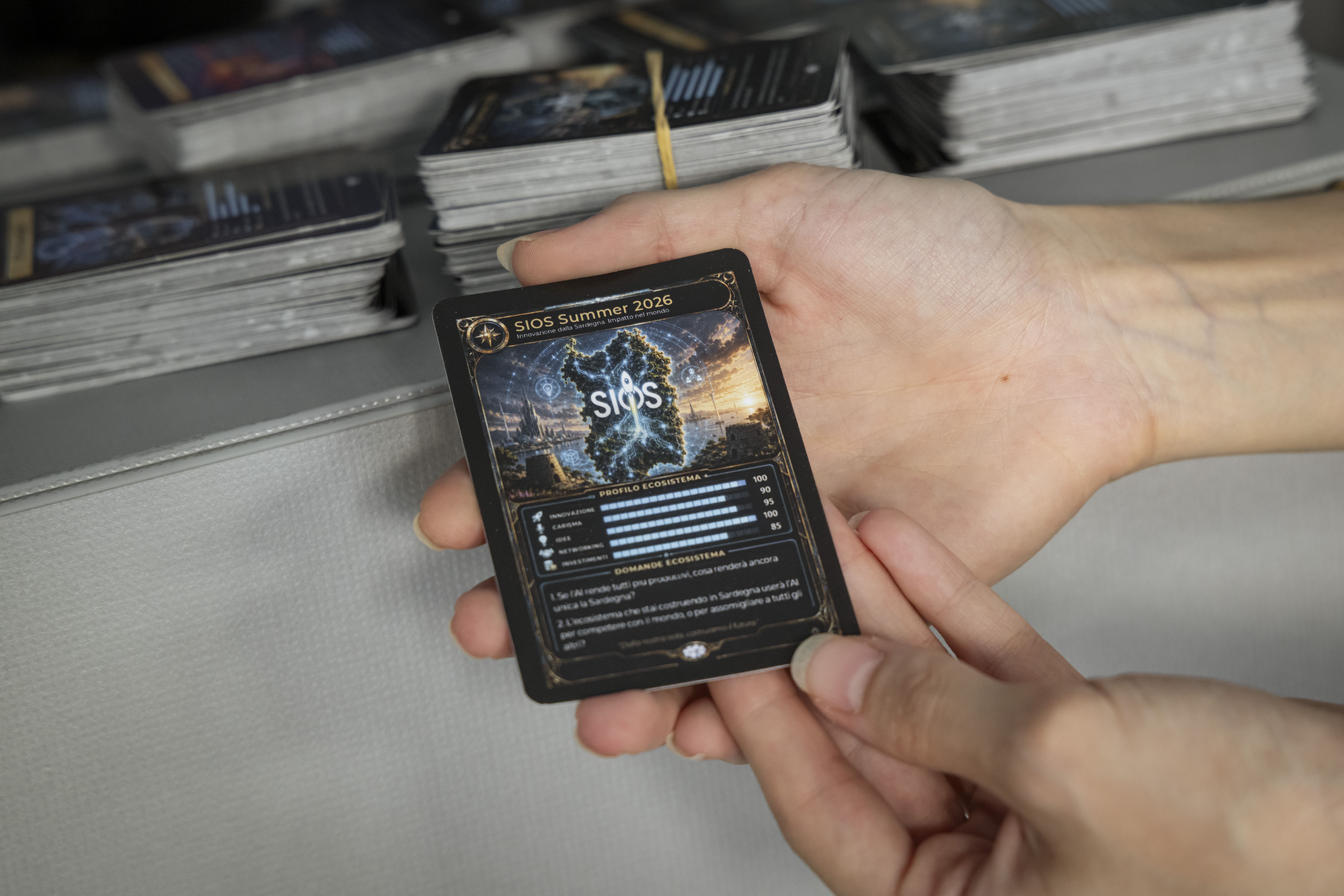 Una delle card delle attività speciali di gamification di Sios Summer 2026